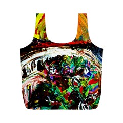 Dscf2599 - Moon In Carribean Full Print Recycle Bags (m)  by bestdesignintheworld