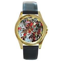 Dscf2312 Eden Garden-2 Round Gold Metal Watch by bestdesignintheworld