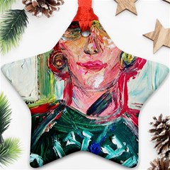 Dscf2299 - Texan Girl Star Ornament (two Sides) by bestdesignintheworld