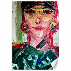 Dscf2299 - Texan Girl Canvas 12  X 18   by bestdesignintheworld