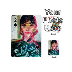 Dscf2299 - Texan Girl Playing Cards 54 (mini)  by bestdesignintheworld