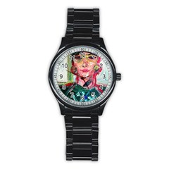 Dscf2299 - Texan Girl Stainless Steel Round Watch by bestdesignintheworld