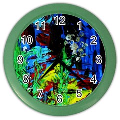 Dscf2472 - Perfect Night For Samurai Color Wall Clocks by bestdesignintheworld