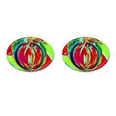 Dscf1458 - Fruits Geometry Cufflinks (oval) by bestdesignintheworld