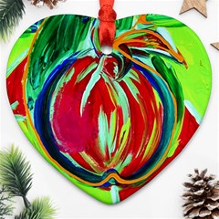 Dscf1458 - Fruits Geometry Heart Ornament (two Sides) by bestdesignintheworld