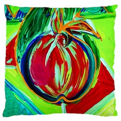 Dscf1458 - Fruits Geometry Large Flano Cushion Case (one Side) by bestdesignintheworld