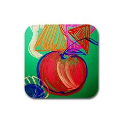 Dscf1425 (1) - Fruits And Geometry-2 Rubber Square Coaster (4 Pack)  by bestdesignintheworld