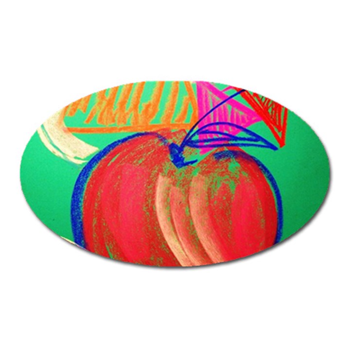 Dscf1425 (1) - fruits and geometry-2 Oval Magnet