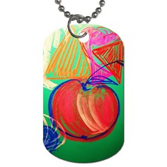 Dscf1425 (1) - Fruits And Geometry-2 Dog Tag (one Side) by bestdesignintheworld