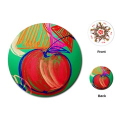 Dscf1425 (1) - Fruits And Geometry-2 Playing Cards (round)  by bestdesignintheworld