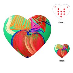 Dscf1425 (1) - Fruits And Geometry-2 Playing Cards (heart)  by bestdesignintheworld