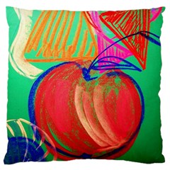 Dscf1425 (1) - Fruits And Geometry-2 Large Cushion Case (two Sides) by bestdesignintheworld