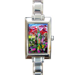 Dscf1239 - Desert In A Bloom Rectangle Italian Charm Watch by bestdesignintheworld