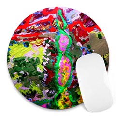 Dscf1239 - Desert In A Bloom Round Mousepads by bestdesignintheworld