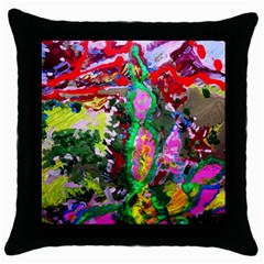 Dscf1239 - Desert In A Bloom Throw Pillow Case (black)