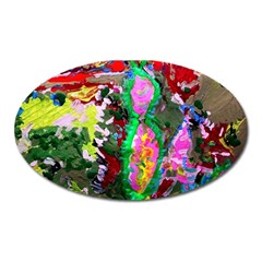 Dscf1239 - Desert In A Bloom Oval Magnet by bestdesignintheworld