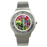 Dscf1239 - desert in a bloom Stainless Steel Watch Front