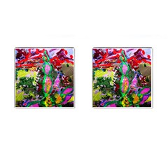 Dscf1239 - Desert In A Bloom Cufflinks (square) by bestdesignintheworld