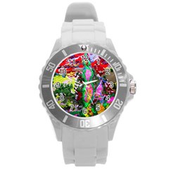 Dscf1239 - Desert In A Bloom Round Plastic Sport Watch (l) by bestdesignintheworld