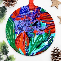 Dscf1366 - Birds Of Paradise Ornament (round) by bestdesignintheworld