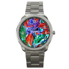 Dscf1366 - Birds Of Paradise Sport Metal Watch by bestdesignintheworld