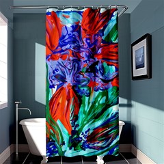 Dscf1366 - Birds Of Paradise Shower Curtain 36  X 72  (stall)  by bestdesignintheworld