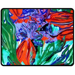 Dscf1366 - Birds Of Paradise Double Sided Fleece Blanket (medium)  by bestdesignintheworld