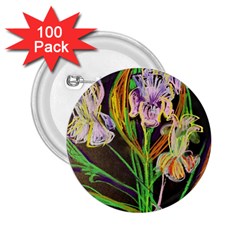 Dscf1378 - Irises On The Black 2 25  Buttons (100 Pack)  by bestdesignintheworld