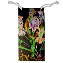 Dscf1378 - Irises On The Black Jewelry Bag by bestdesignintheworld