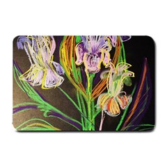 Dscf1378 - Irises On The Black Small Doormat  by bestdesignintheworld