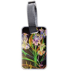 Dscf1378 - Irises On The Black Luggage Tags (two Sides) by bestdesignintheworld