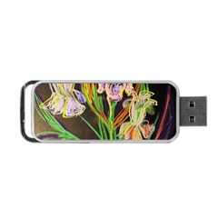 Dscf1378 - Irises On The Black Portable Usb Flash (one Side) by bestdesignintheworld