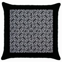 Modern Tribal Bold Pattern Throw Pillow Case (black) by dflcprints