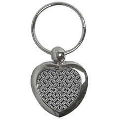 Modern Tribal Bold Pattern Key Chains (heart)  by dflcprints