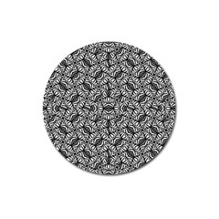 Modern Tribal Bold Pattern Magnet 3  (round) by dflcprints