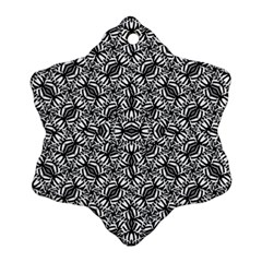 Modern Tribal Bold Pattern Ornament (Snowflake)