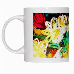 Dscf1390 - Basket Flowers White Mugs by bestdesignintheworld