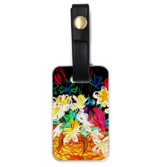 Dscf1390 - Basket Flowers Luggage Tags (one Side)  by bestdesignintheworld