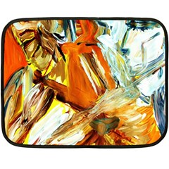 Dscf1503 - With Themis On A Shade Fleece Blanket (mini) by bestdesignintheworld