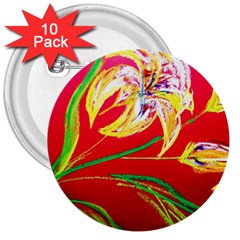 Dscf1393 - Tender Bright Lillies 3  Buttons (10 Pack)  by bestdesignintheworld