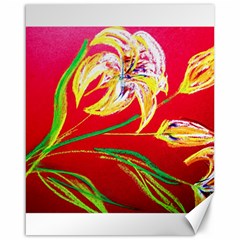 Dscf1393 - Tender Bright Lillies Canvas 16  X 20   by bestdesignintheworld