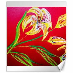 Dscf1393 - Tender Bright Lillies Canvas 20  X 24   by bestdesignintheworld