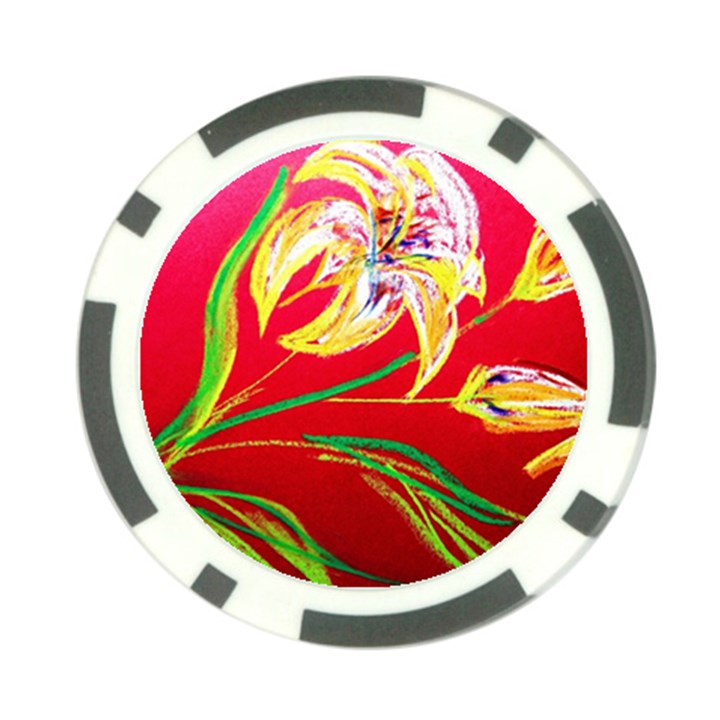 Dscf1393 - tender bright lillies Poker Chip Card Guard