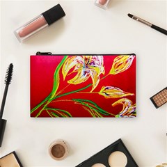 Dscf1393 - Tender Bright Lillies Cosmetic Bag (small)  by bestdesignintheworld