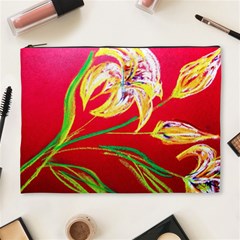 Dscf1393 - Tender Bright Lillies Cosmetic Bag (xl) by bestdesignintheworld