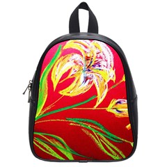 Dscf1393 - Tender Bright Lillies School Bag (small) by bestdesignintheworld