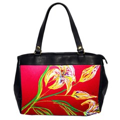 Dscf1393 - Tender Bright Lillies Office Handbags (2 Sides)  by bestdesignintheworld