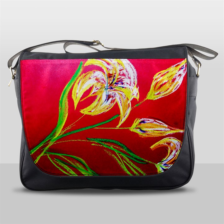 Dscf1393 - tender bright lillies Messenger Bags