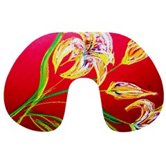 Dscf1393 - Tender Bright Lillies Travel Neck Pillows by bestdesignintheworld