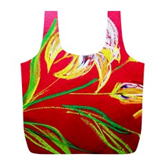 Dscf1393 - Tender Bright Lillies Full Print Recycle Bags (l)  by bestdesignintheworld